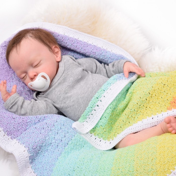 Zoey Babydecke Anleitungen Hobbii.de