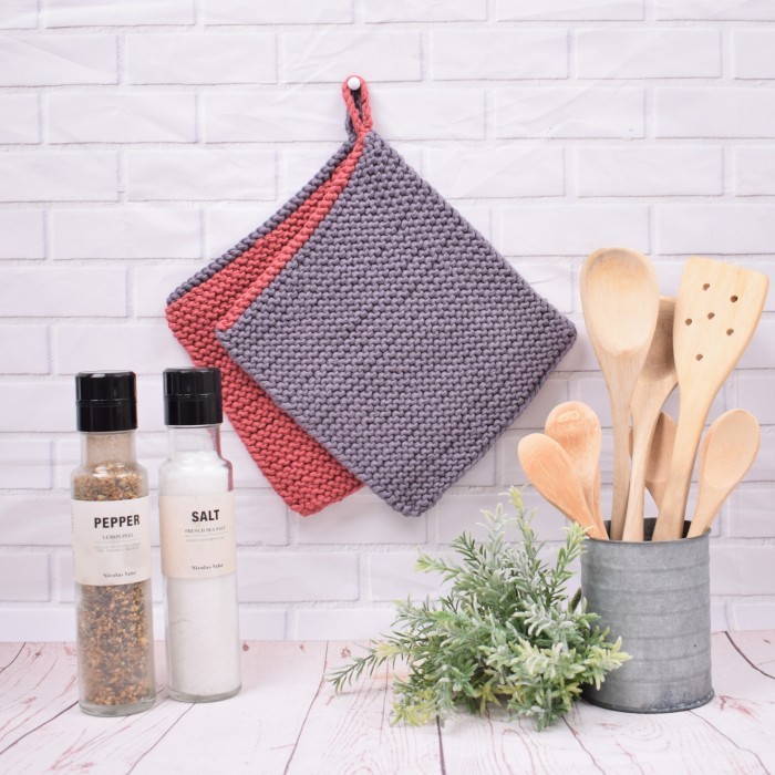 Pot holders with edge Patterns