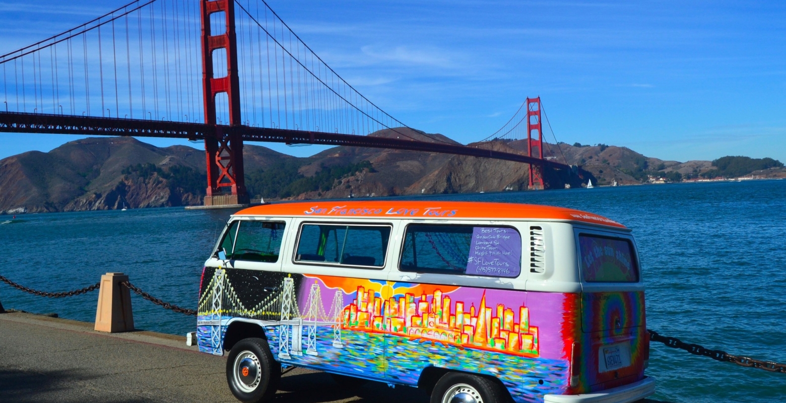 Volkswagen Bus Tour of San Francisco from 65 Peek