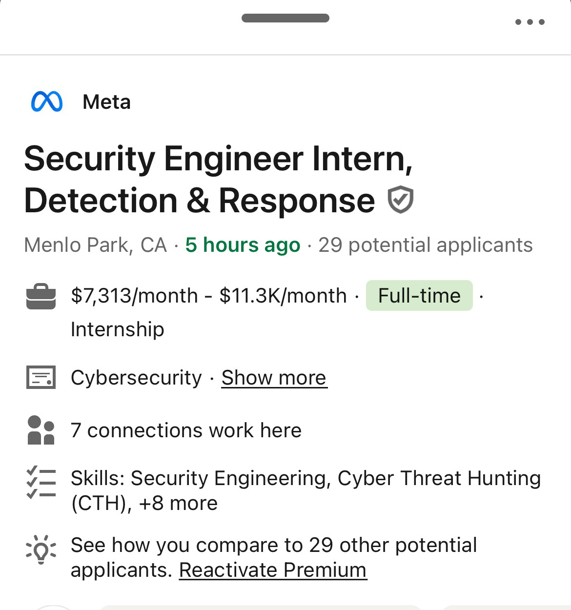 Meta interns get paid almost as much as junior Microsoft engineers