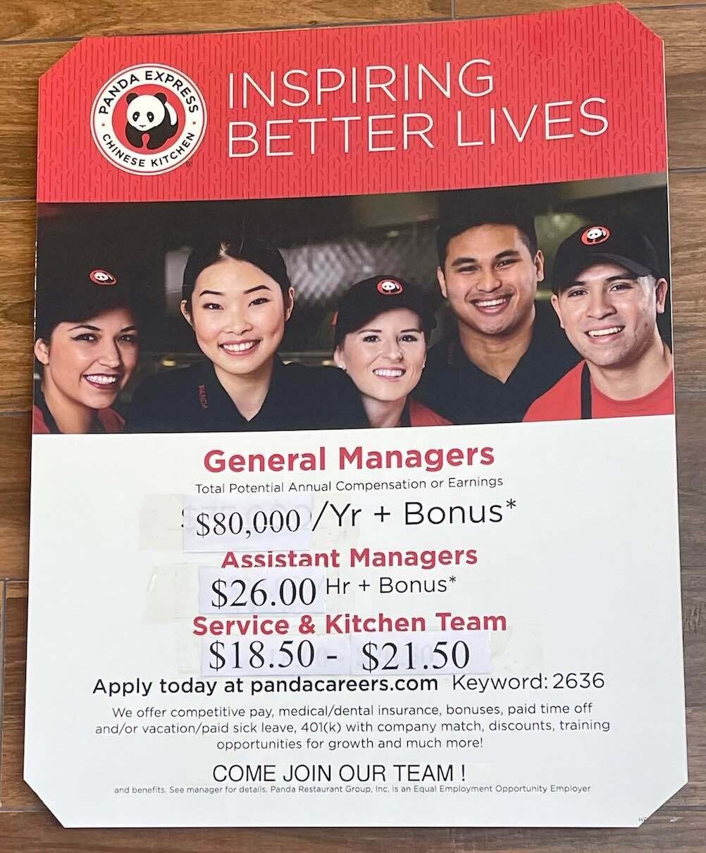 Tutustu 55+ imagen panda express manager salary abzlocal fi