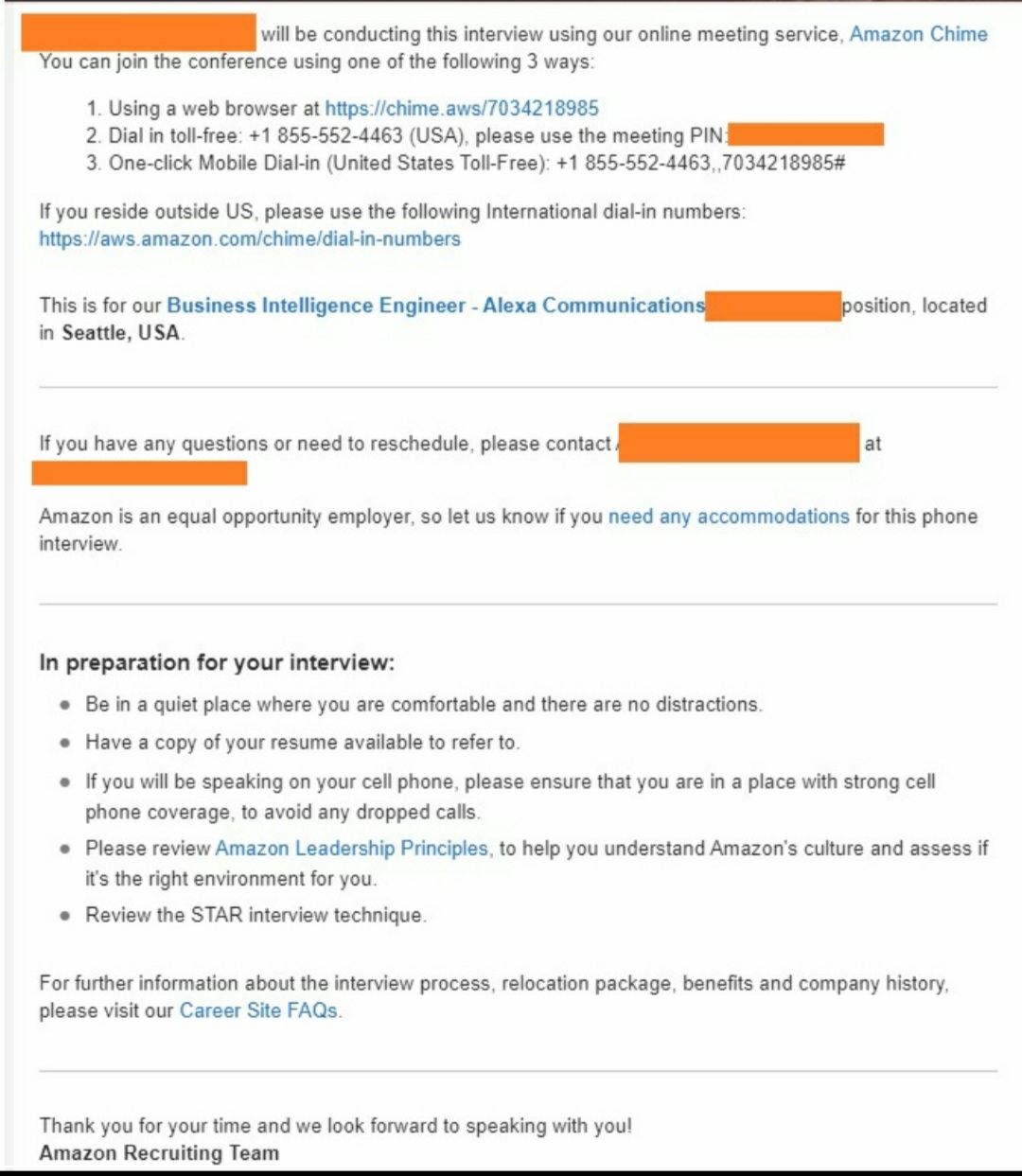 Amazon funny interview experience 😄 Blind