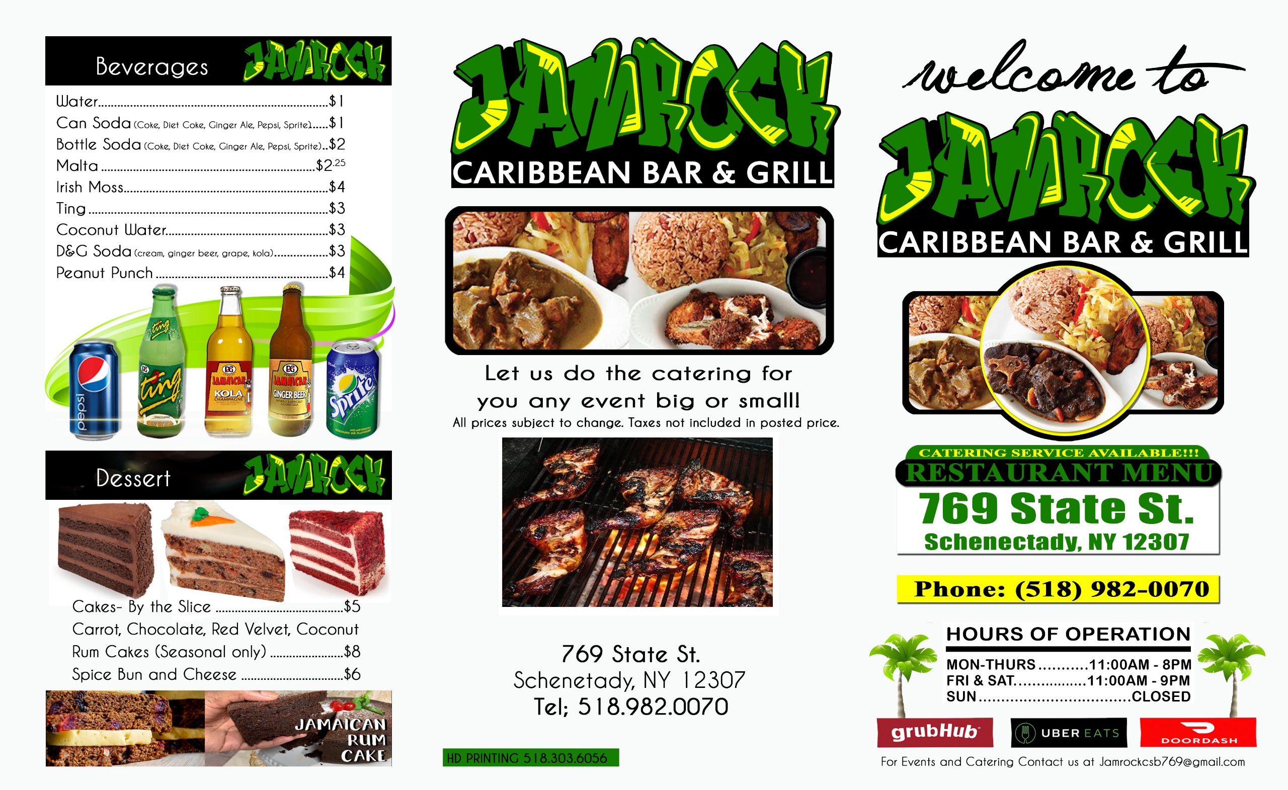Jamrock Caribbean Bar and Grill Offers Lunch in Schenectady, NY 12307