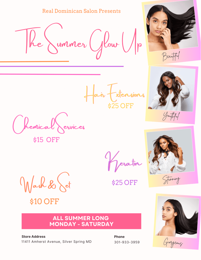 Real Dominican Salon is a Dominican Hair Salon in Silver Spring, MD 20902