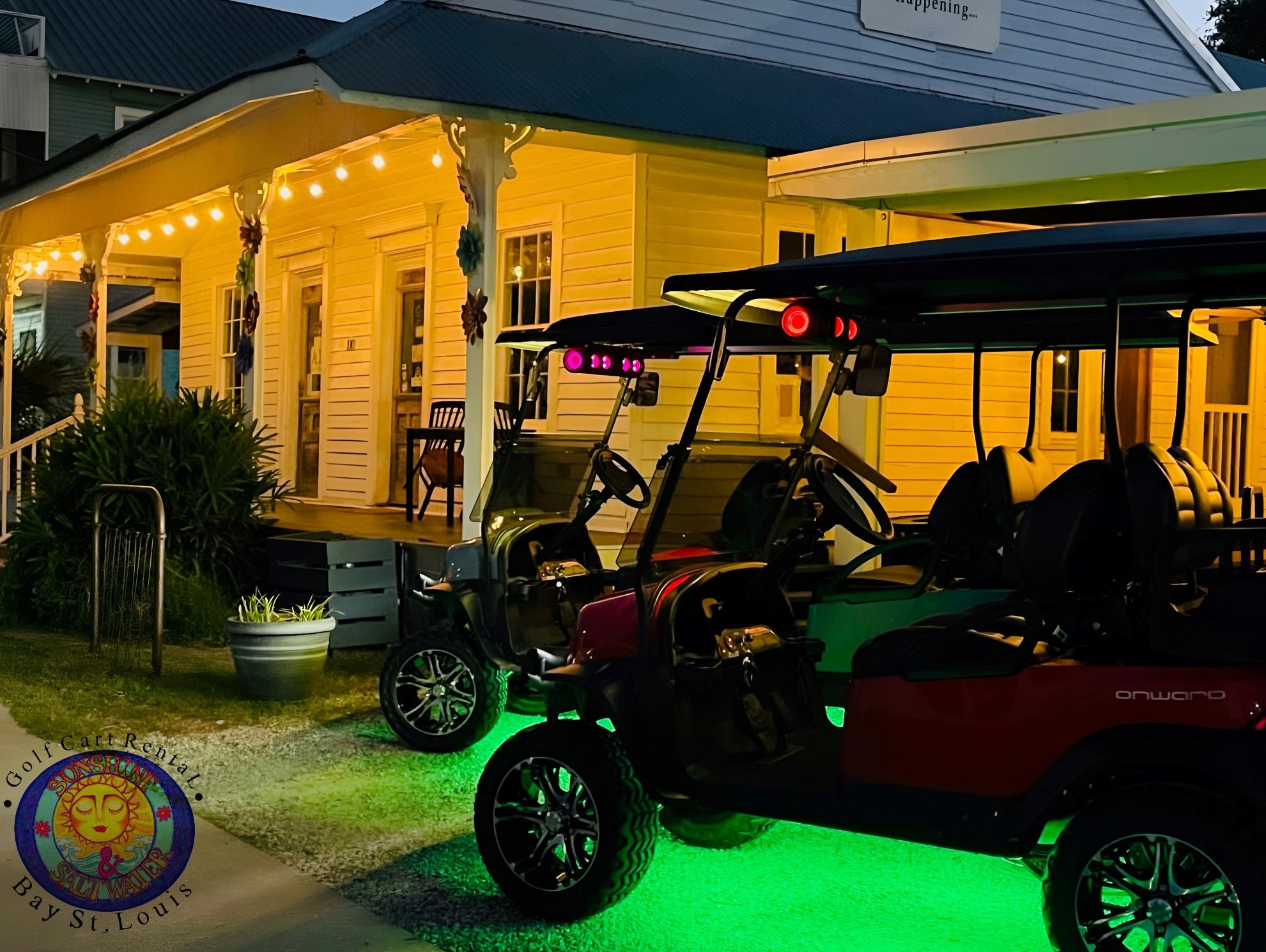 Sunshine & Saltwater Golf Cart Rentals Offers Golf Car Rentals in Bay St. Louis, MS 39520
