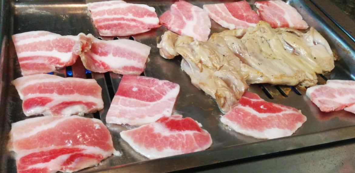 The Grill King All You Can Eat Korean BBQ Serves Korean Fried Chicken