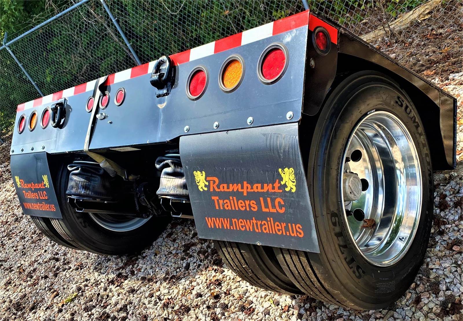 2022 Rampant FLIP AXLE Lowboy Trailer For Sale Wendell, NC Flip Axle