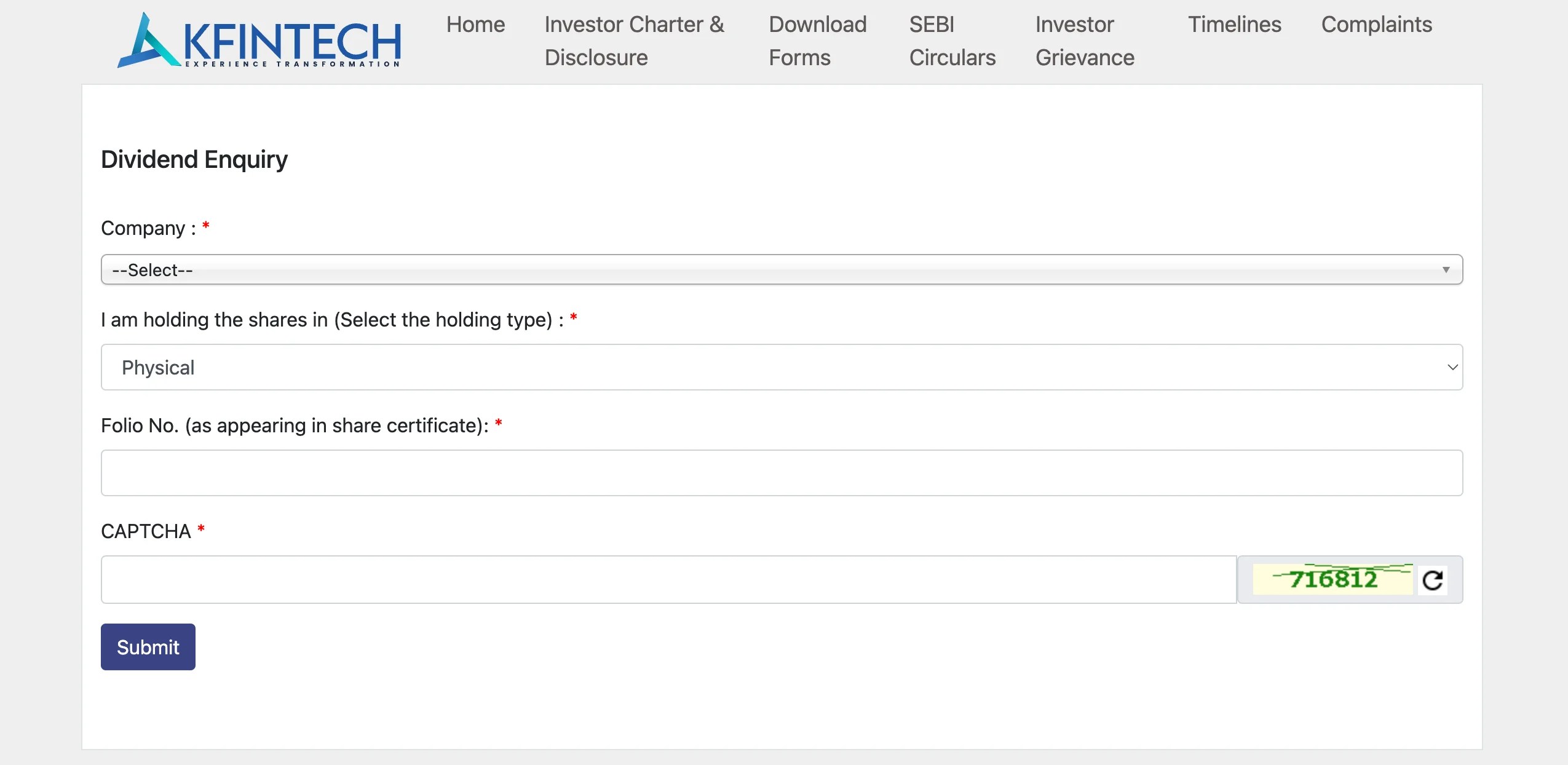 How to check Reliance Industries folio number? IEPFZone