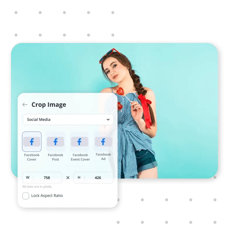 Crop Photo for Facebook Free Online LightX