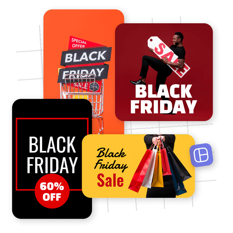 Free Online Black Friday Sale Ad Maker LightX