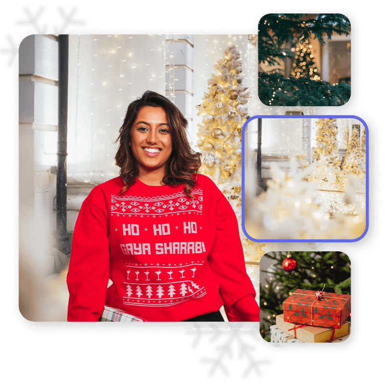 Free Christmas Card Maker Online LightX