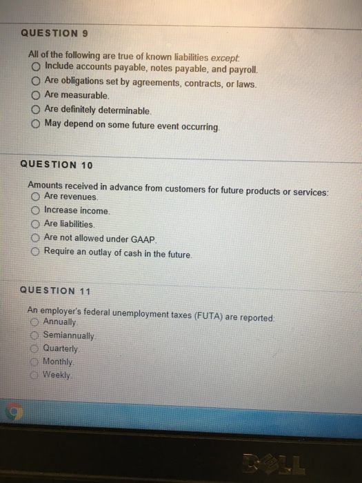 Solved All Of The Following Are True Of Known Liabilities&hellip;
