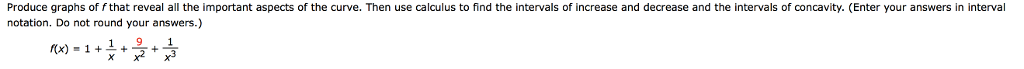 Solved Find The Interval Where The Function Is Concave Up...