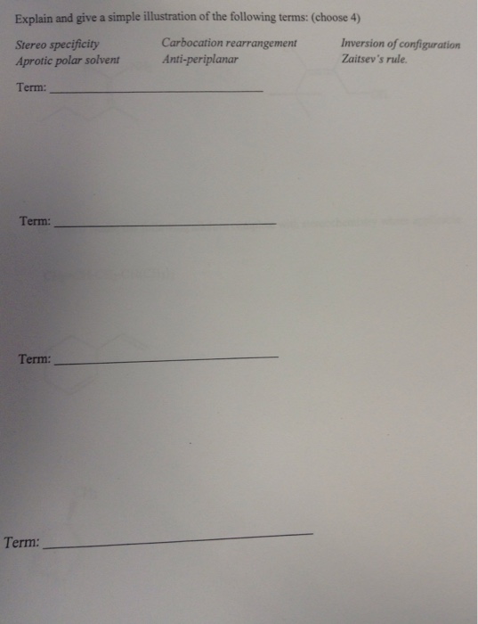 Solved Explain and give a simple illustration of the