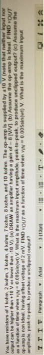 Solved You have resistors of 1 kohm, 2 kohm, 3 kohm, 4 kohm, | Chegg.com
