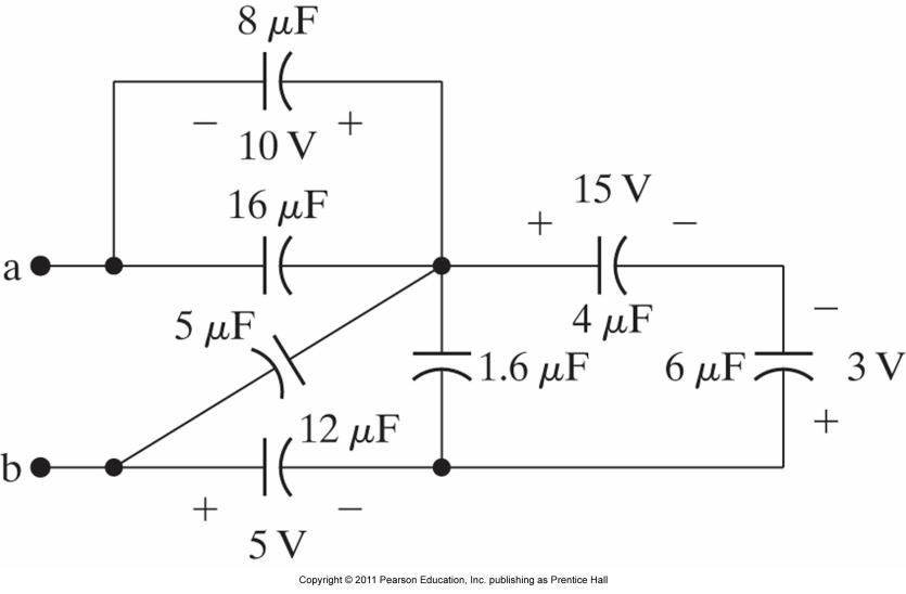 Solved Find The Equivalent Capacitance Of The Following C...