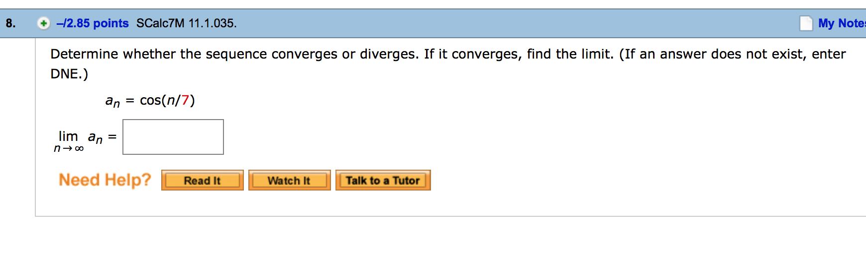 Solved Determine Whether The Sequence Converges Or Diverg...