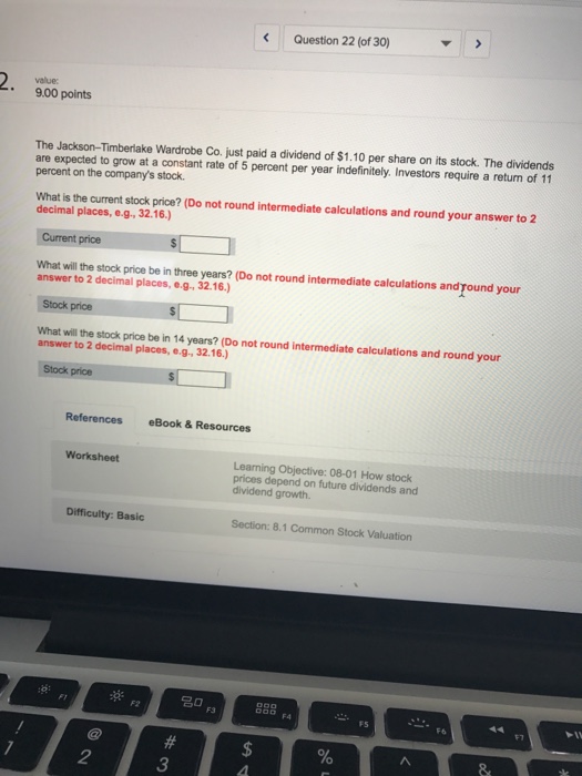 Solved The JacksonTimberlake Wardrobe Co. just paid a