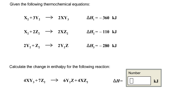 Solved Given The Following Thermochemical Equations AHI