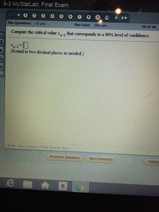 Solved Compute The Critical Value Z_alpha/2 That Correspo...