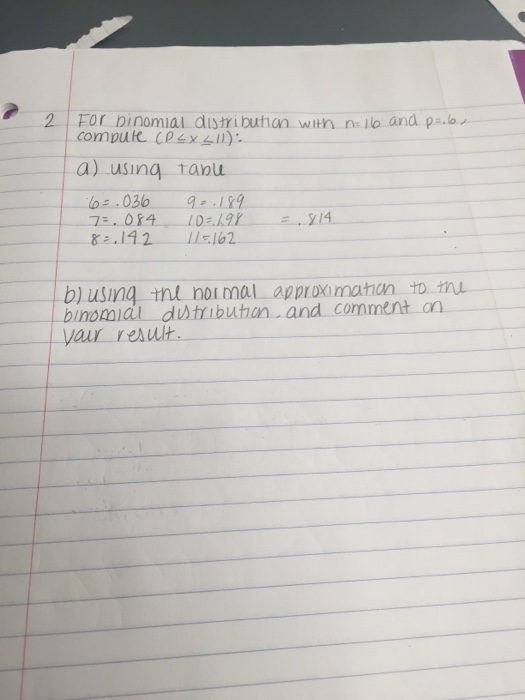 Binomial Distribution Table N 16 Decorating Gingerbread Man
