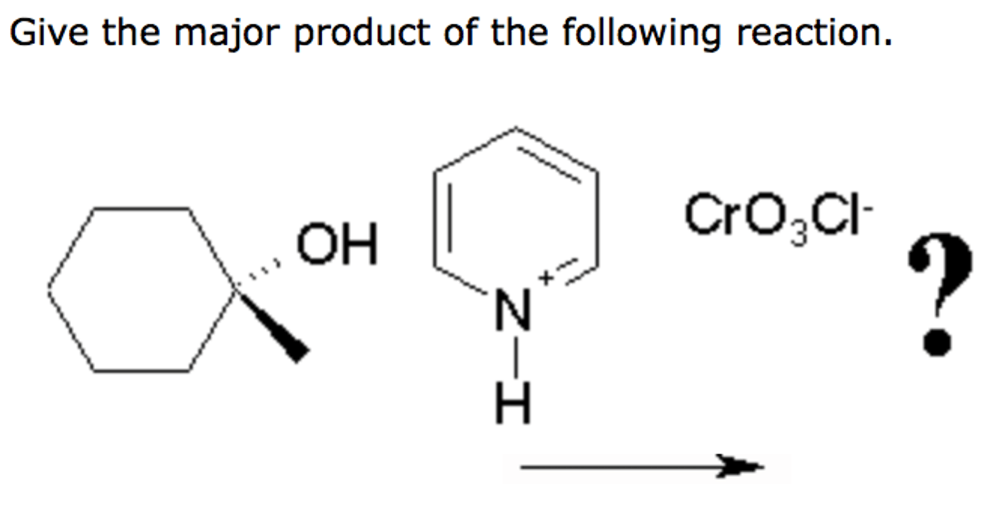 Solved Give the major product of the following reaction.