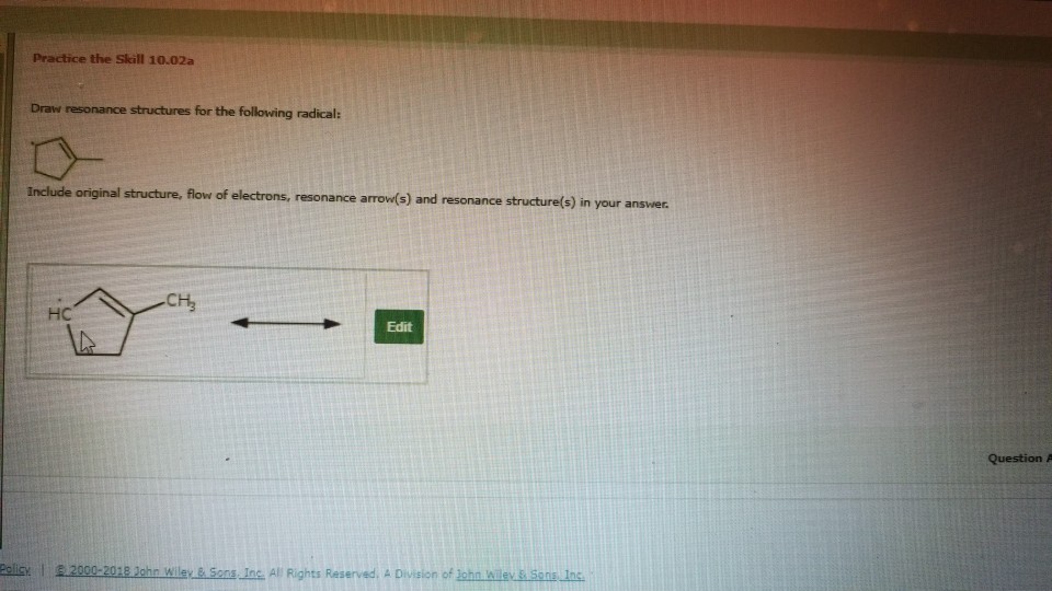 Practice Drawing Resonance Structures Online