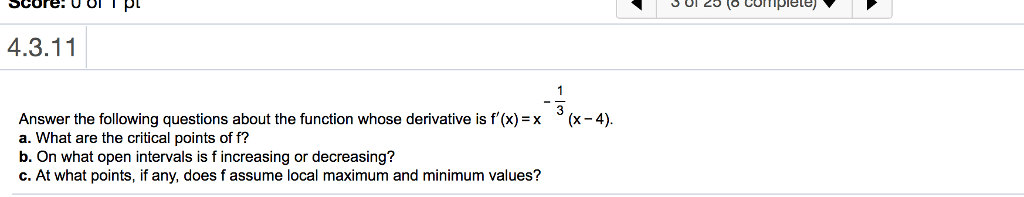 Solved 25 (o Complete 4.3.11 Answer The Following Questio...