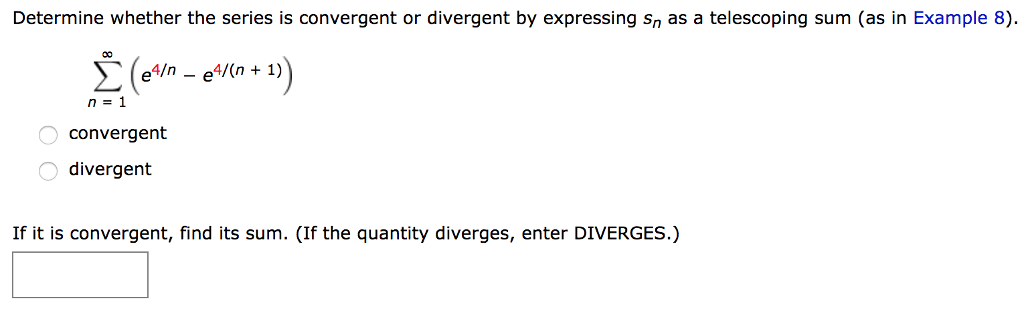 Solved Determine Whether The Series Is Convergent Or Dive...