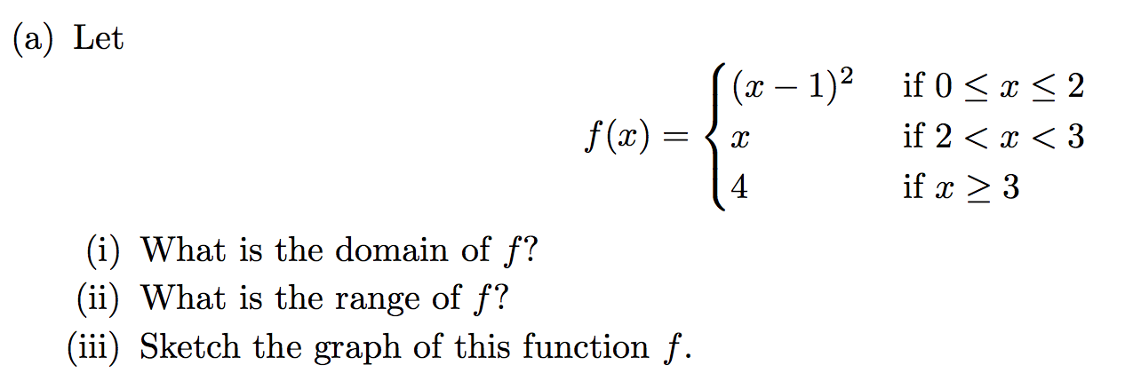 Solved What Is The Domain Of F? What Is The Range Of F? S...