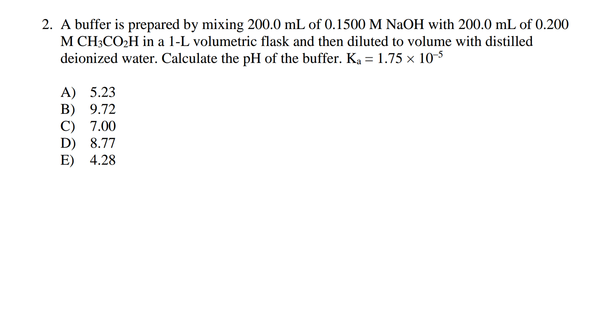 Solved Which Is NOT A Property Of Buffers? Buffers Resist...