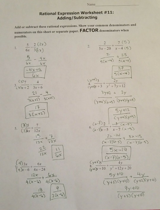 Solving Equations By Adding Or Subtracting Worksheet Worksheet List