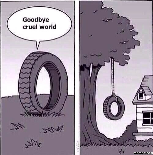 Goodbye cruel world