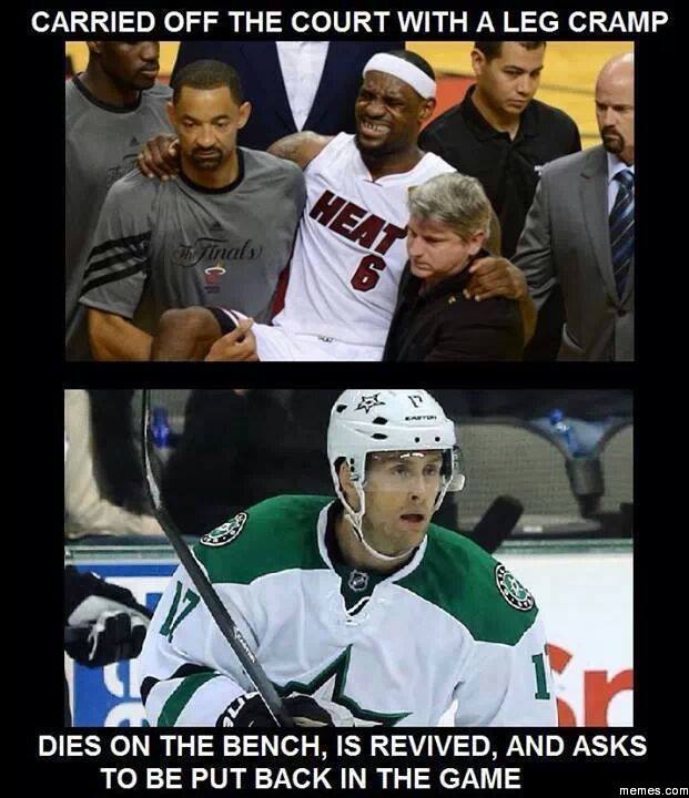 Basketball VS. Hockey