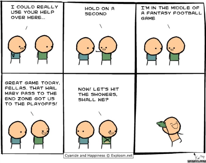 Lets hit the showers