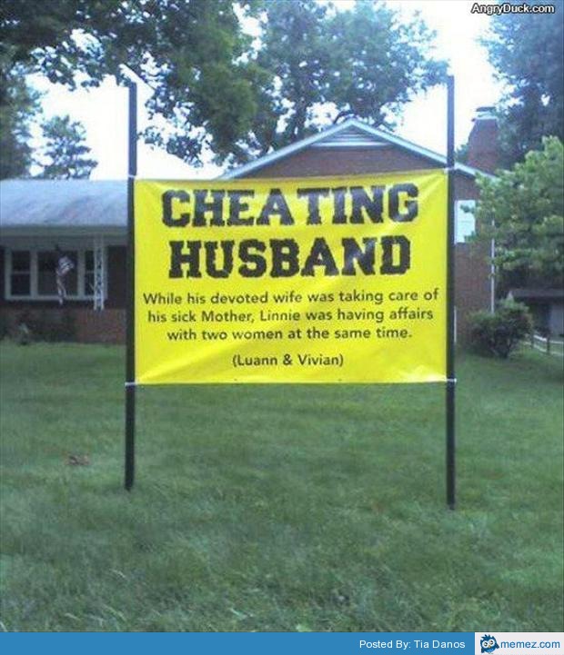 Cheating husband