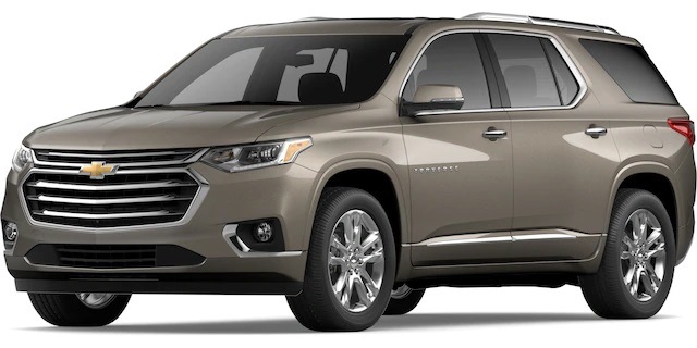 2020 Chevrolet Traverse What colour options are available