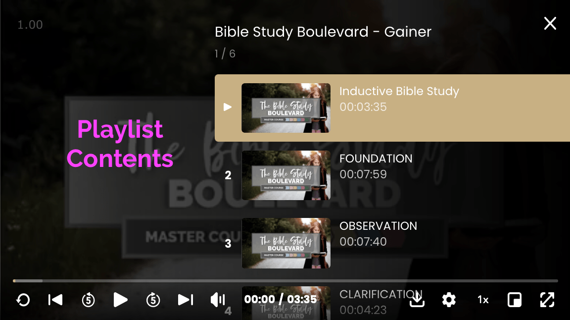Features of the Hub Bible Study Hub
