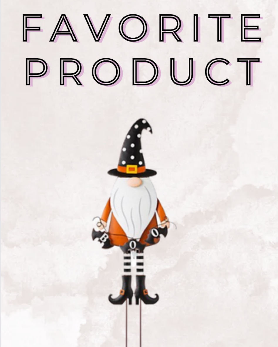Glitzhome Halloween Gnome Metal … curated on LTK