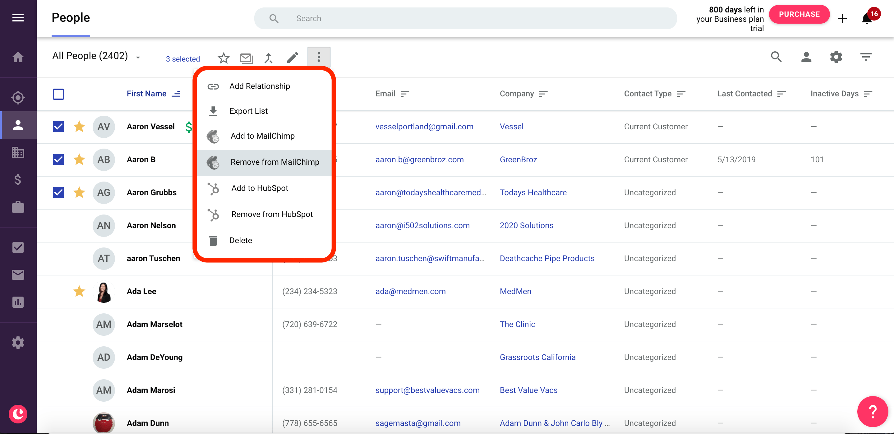 Add marketing automation to Copper with our Mailchimp CRM integration