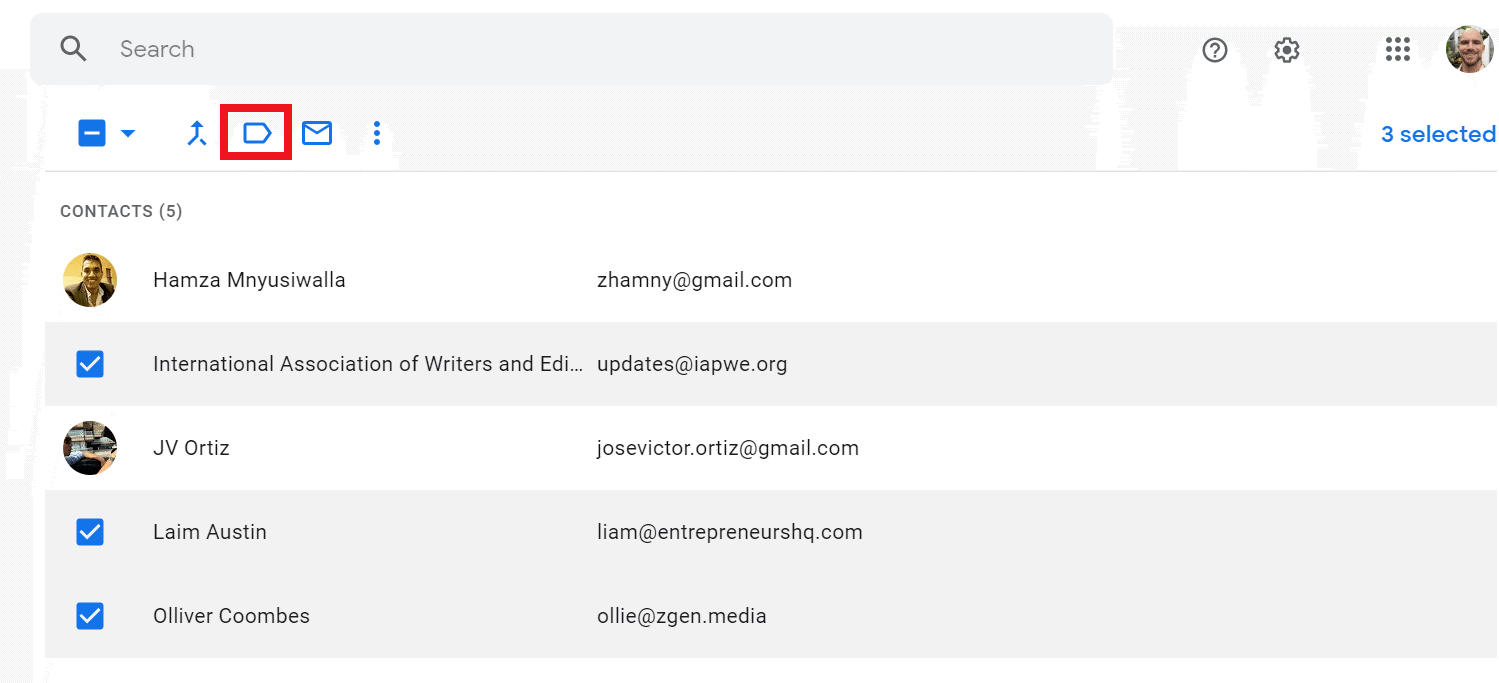 How to Make an Email List in Gmail Copper
