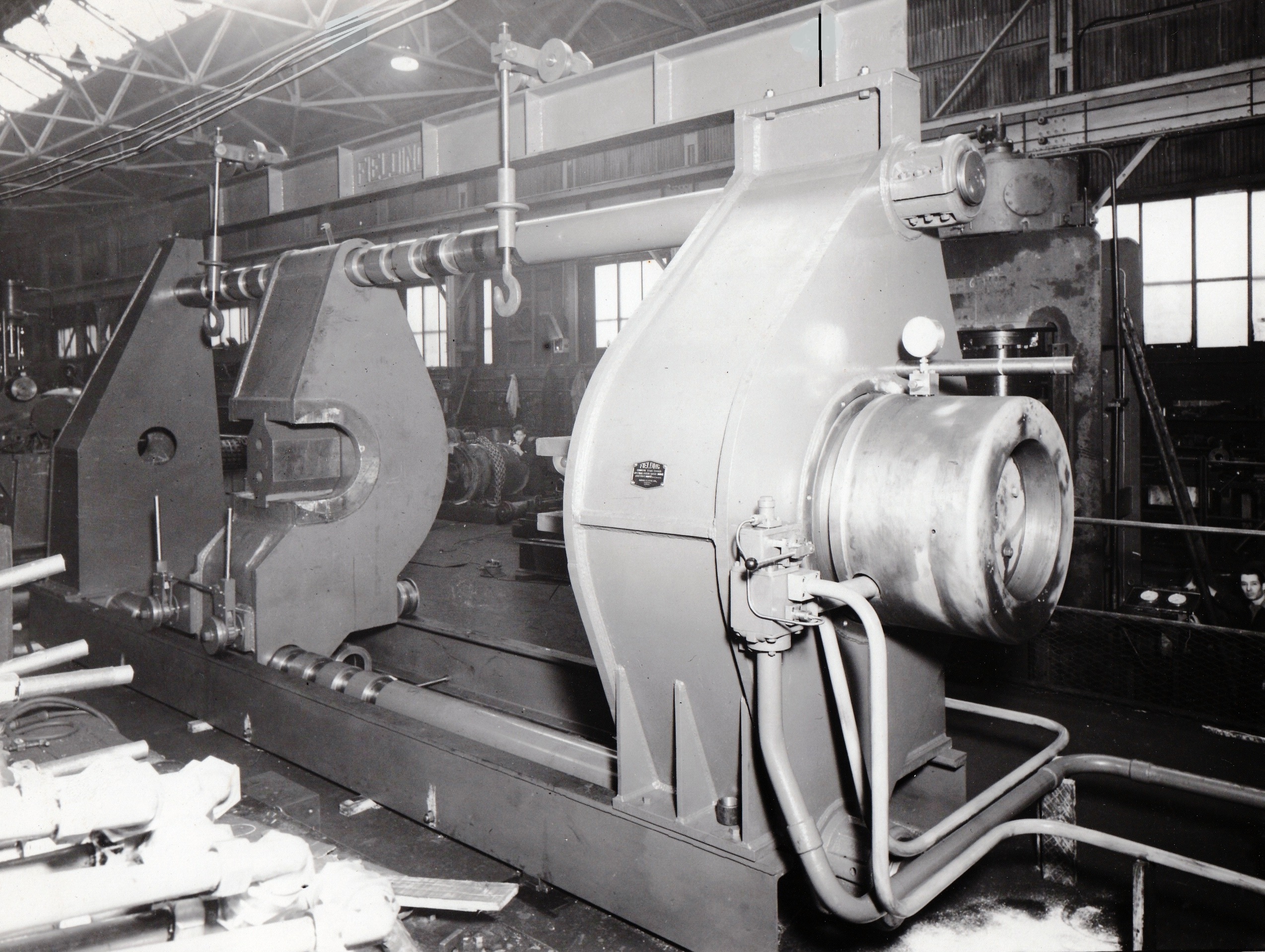 600 ton Horizontal Wheel Press, O/No. 5875, c.1947 Photographs of