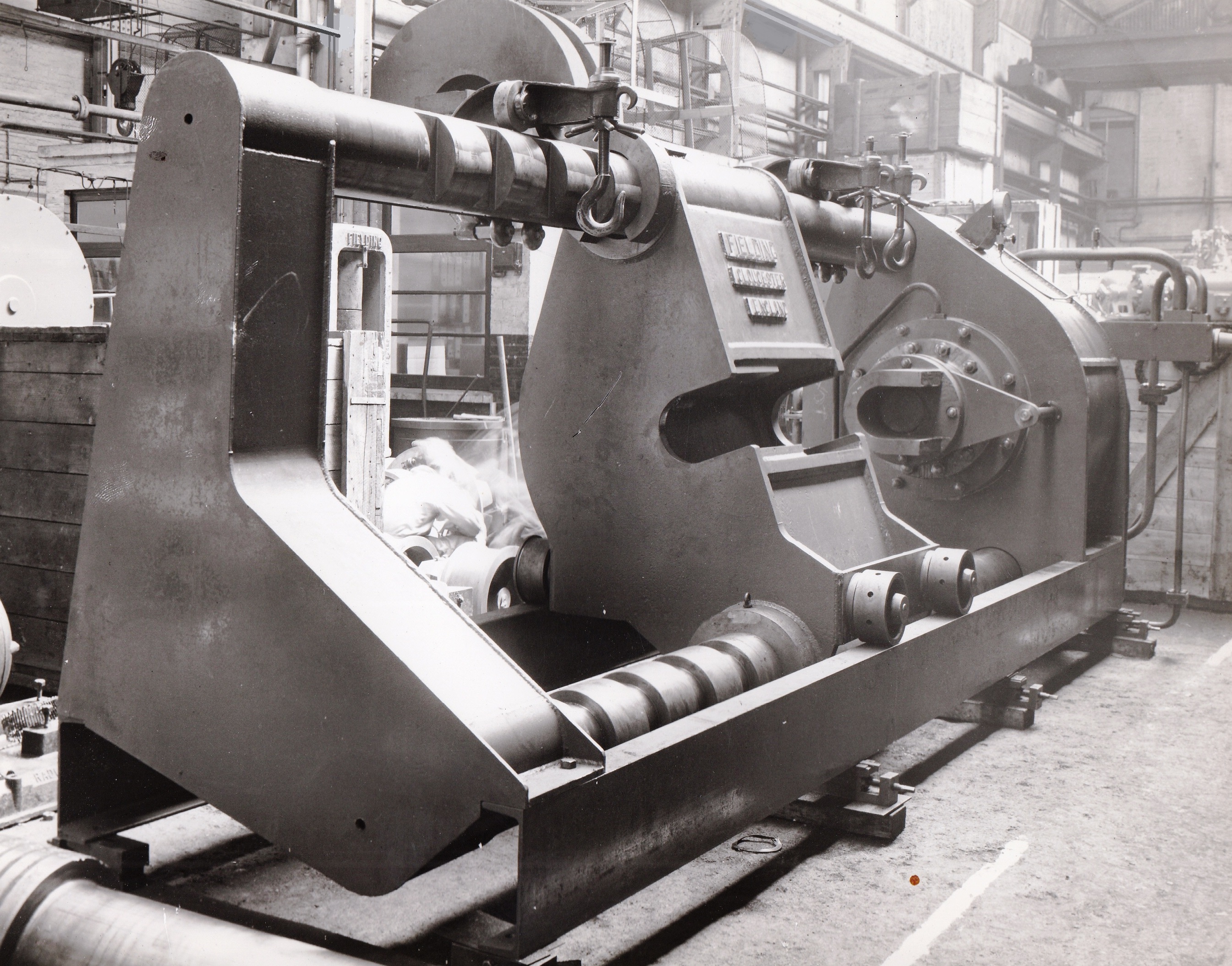 500 ton Wheel Press, O/No. 4080, c.1953 Photographs of Wheel Presses
