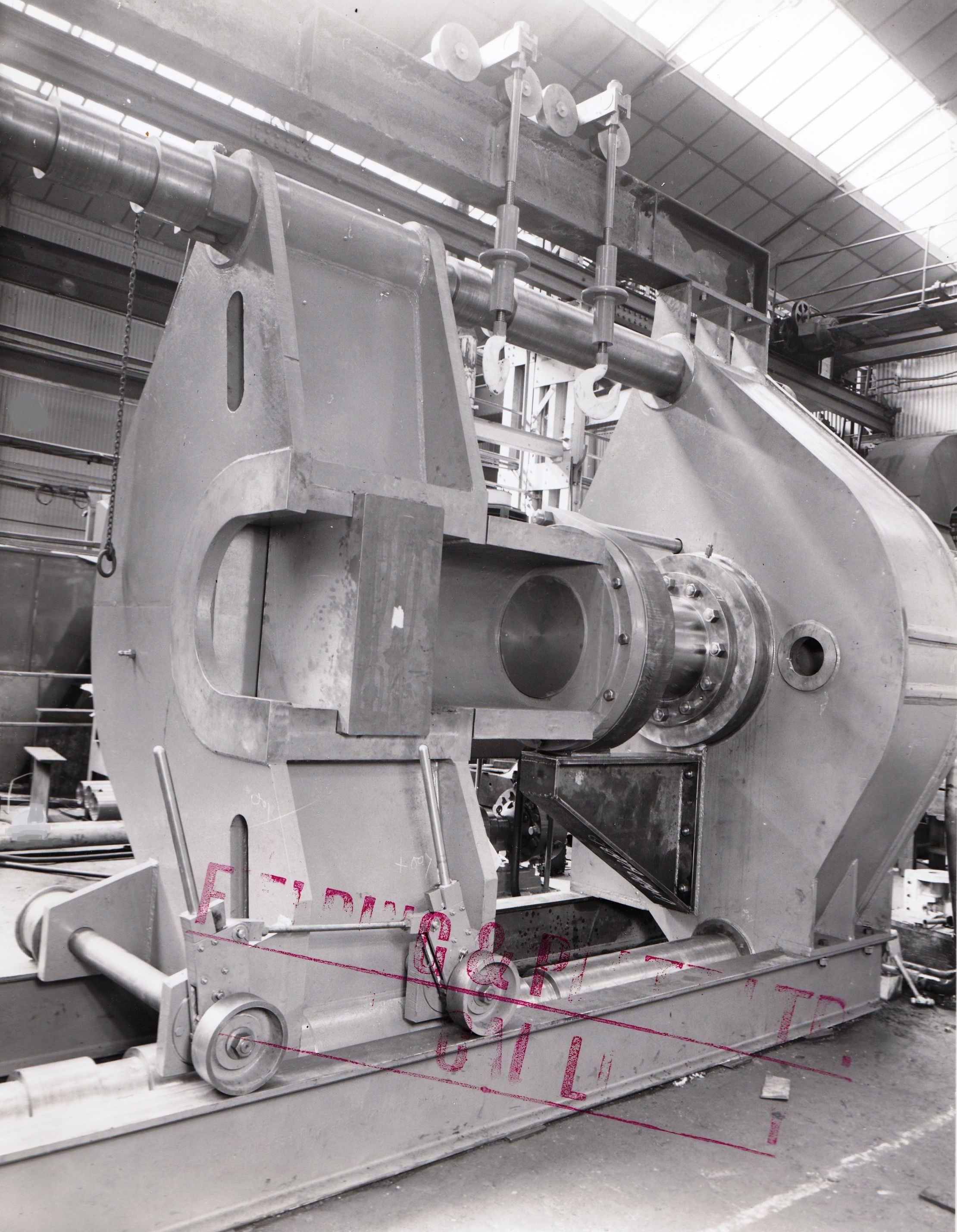 500 ton Wheel Press, O/No. 61680, c.1961 Photographs of Wheel Presses