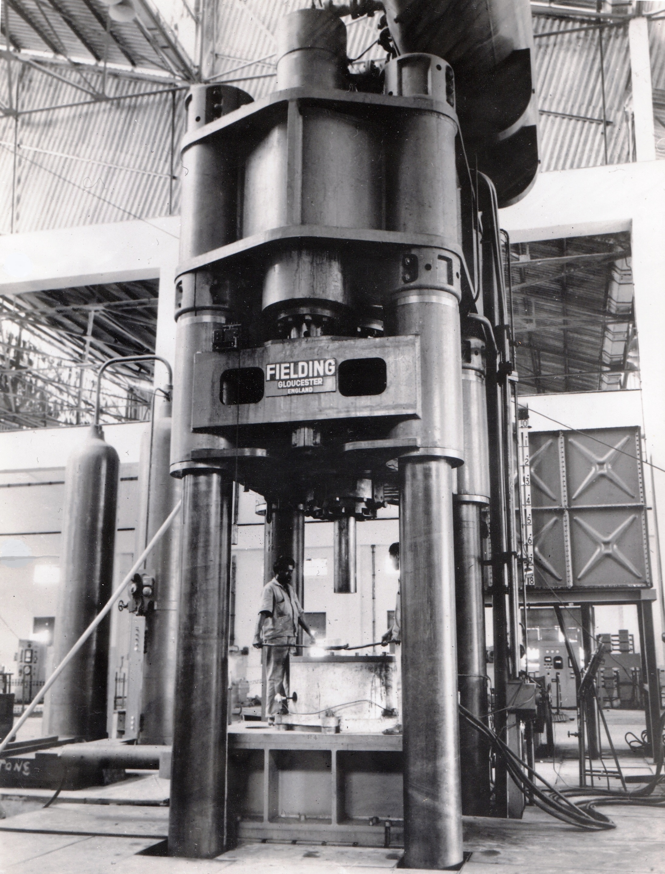 3000 ton Press, view taken on site in 1966, O/No