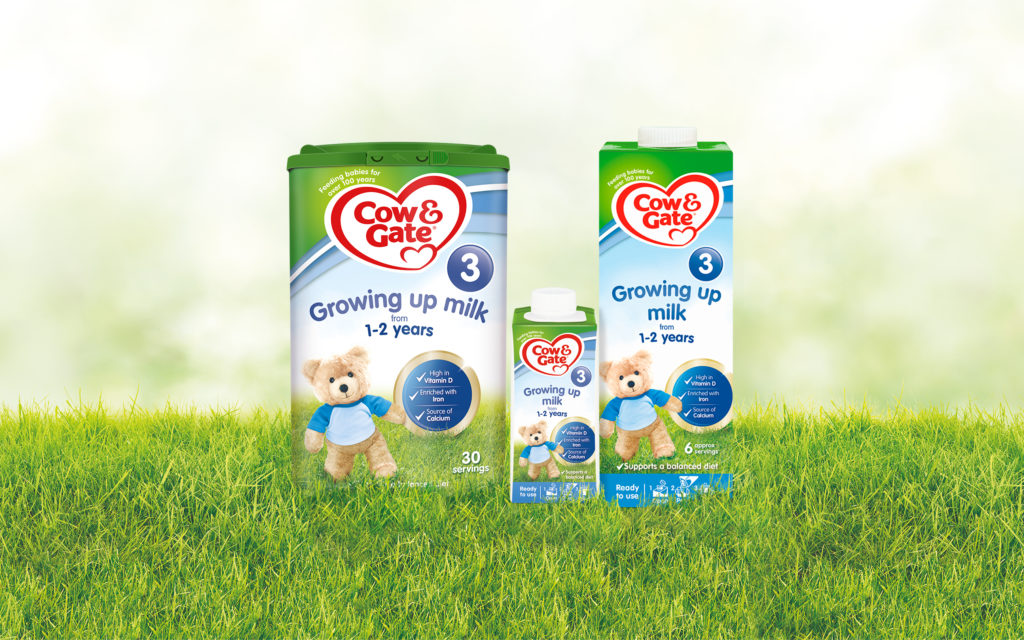 Cow & Gate Growing Up Milk (12 years) Danone Nutricia Early Life