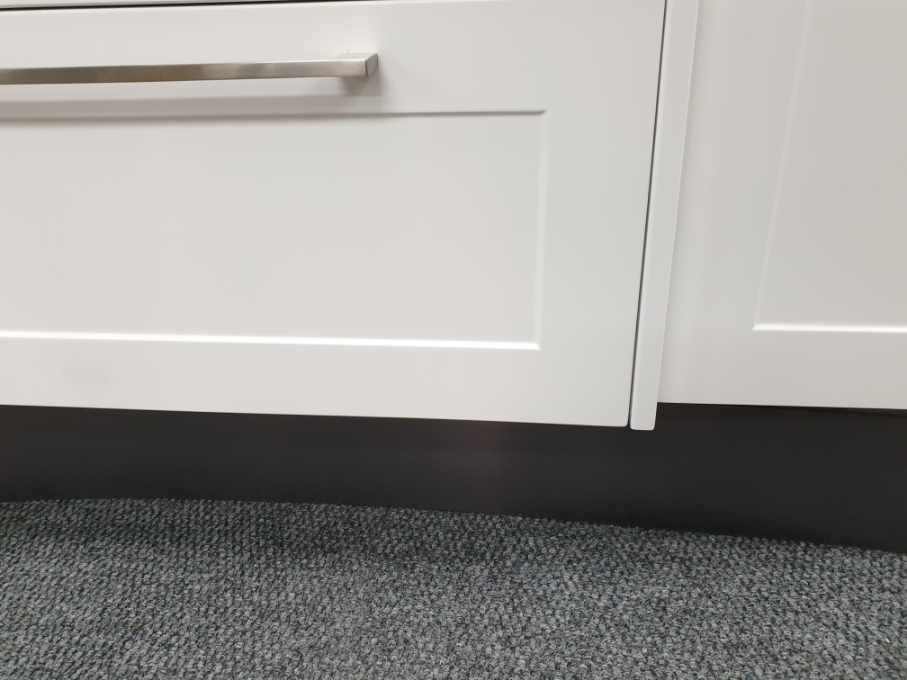 Graphite Look Finish Aluminium Laminate Kitchen Kickboard Height 150mm