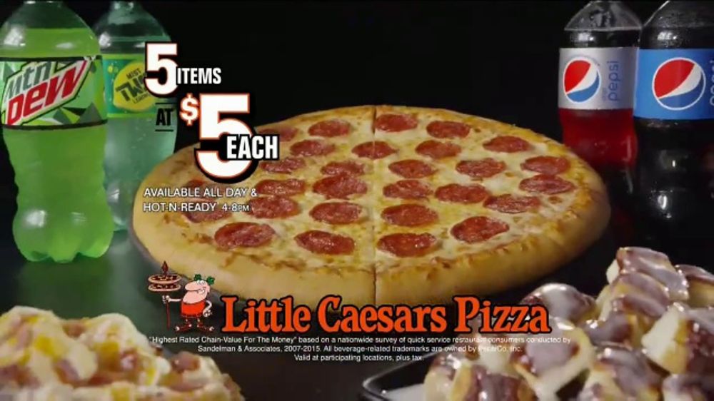 Little Caesars Pizza 5 for 5 TV Commercial, 'Zoom' iSpot.tv