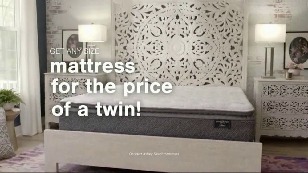 Ashley HomeStore Memorial Day Mattress Sale TV Spot, 'Any Mattress for