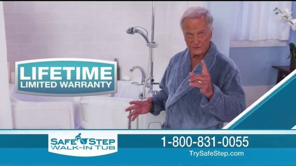 Pat Boone Walk In Tub Safe Step Hybrid Tub TV Commercial, 'Holidays New Level' Featuring Pat